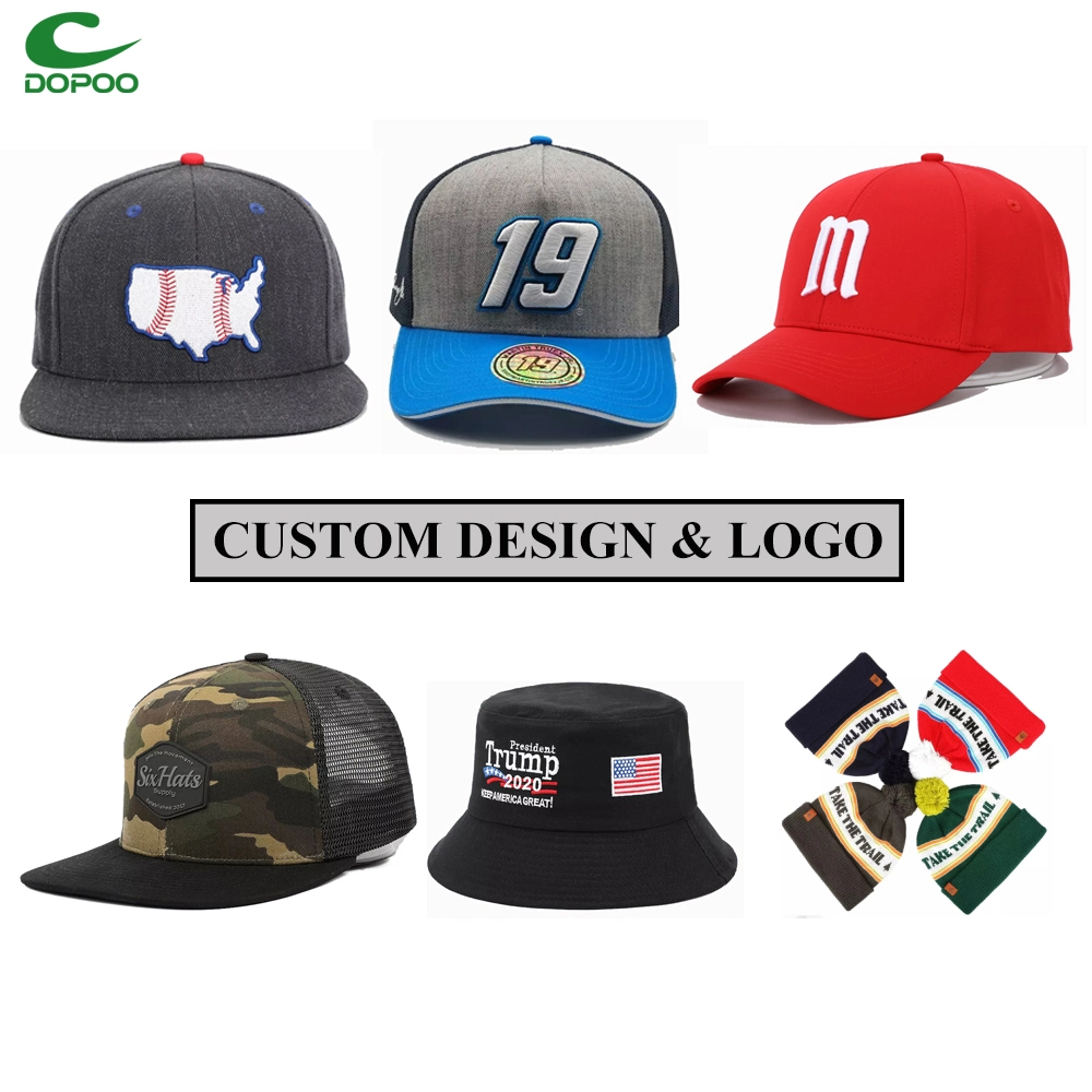 Custom Großhandel Sun Visier Sport Hip Hop Flex Fit Baumwolle Mode Einstellbare Stickerei Drucken Golf Snapback Trucker Bucket Baseball Winter Mütze Mütze Mütze Mütze