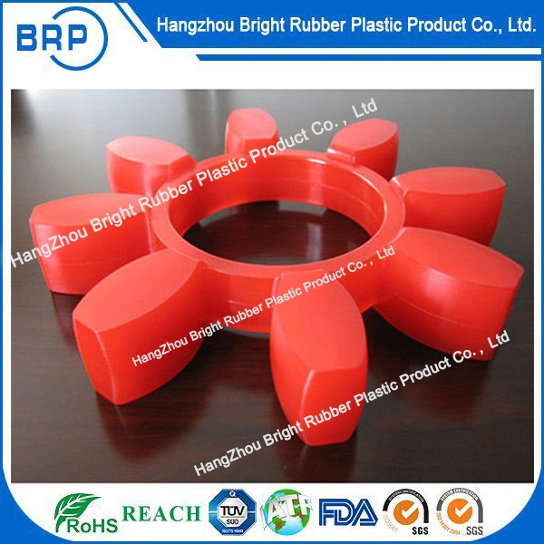 Gr PU Rubber Elastic Spider / Shaft Rubber Flexible Coupling