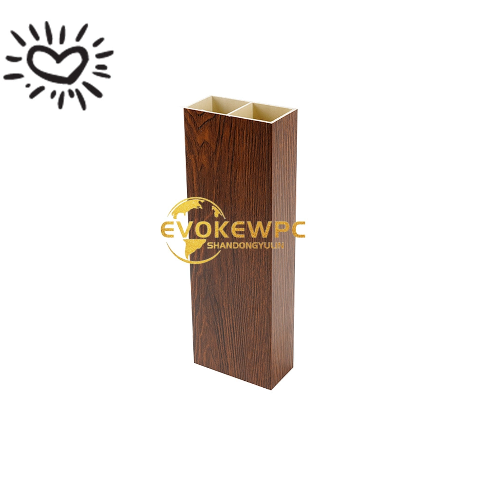 Evokewpc WPC Holz Kunststoff Composite Dekoration quadratische Holzrohr