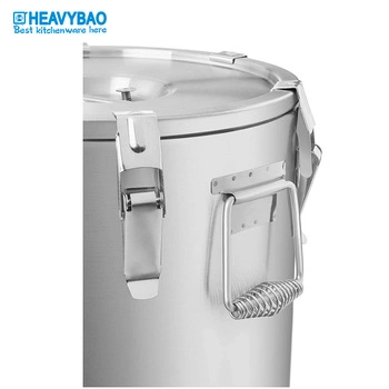 Heavybao Stainless Steel Insulation Barrels Milk Tea Bucket