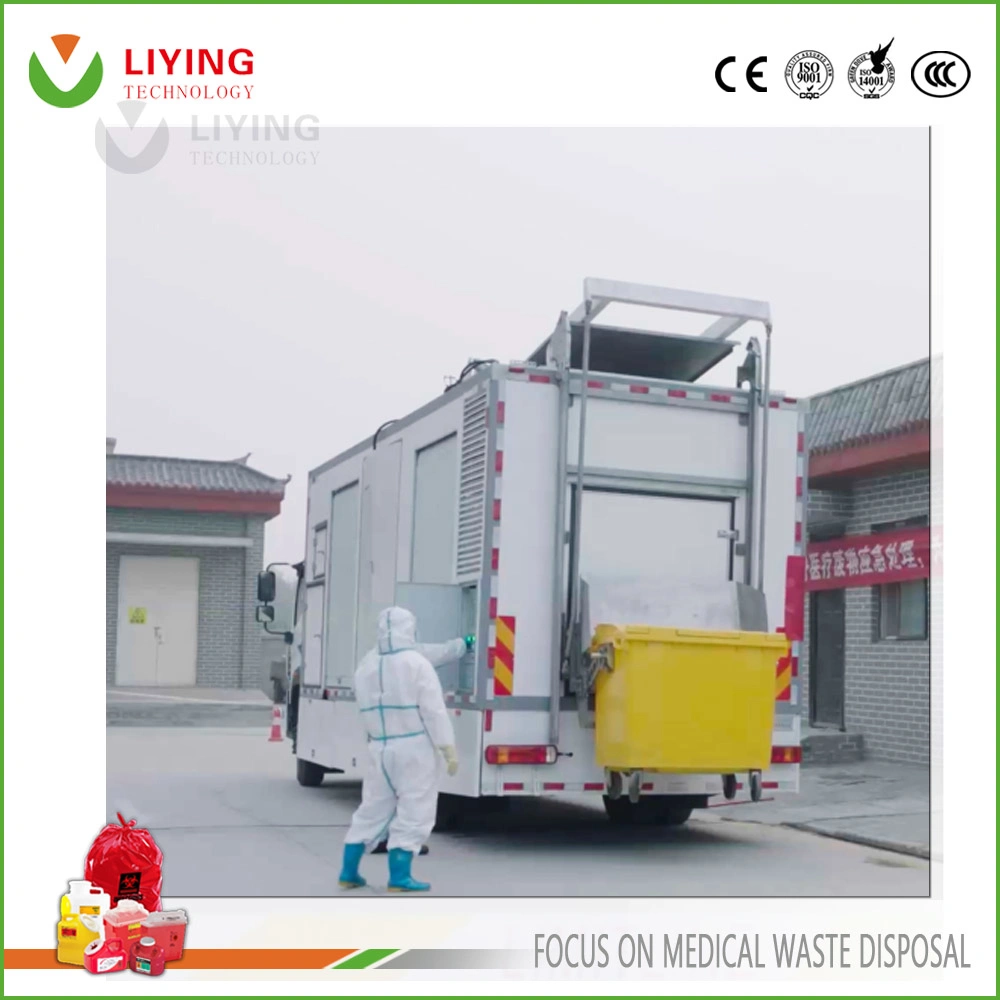 Environmental Biohazard Medical Waste Garbage Truck Microwave Steam Vehicle Management