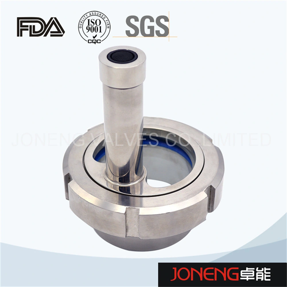 Stainless Steel Sanitary Union Type High Pressure Double Window Cross Type Flow Indicator for Pipe