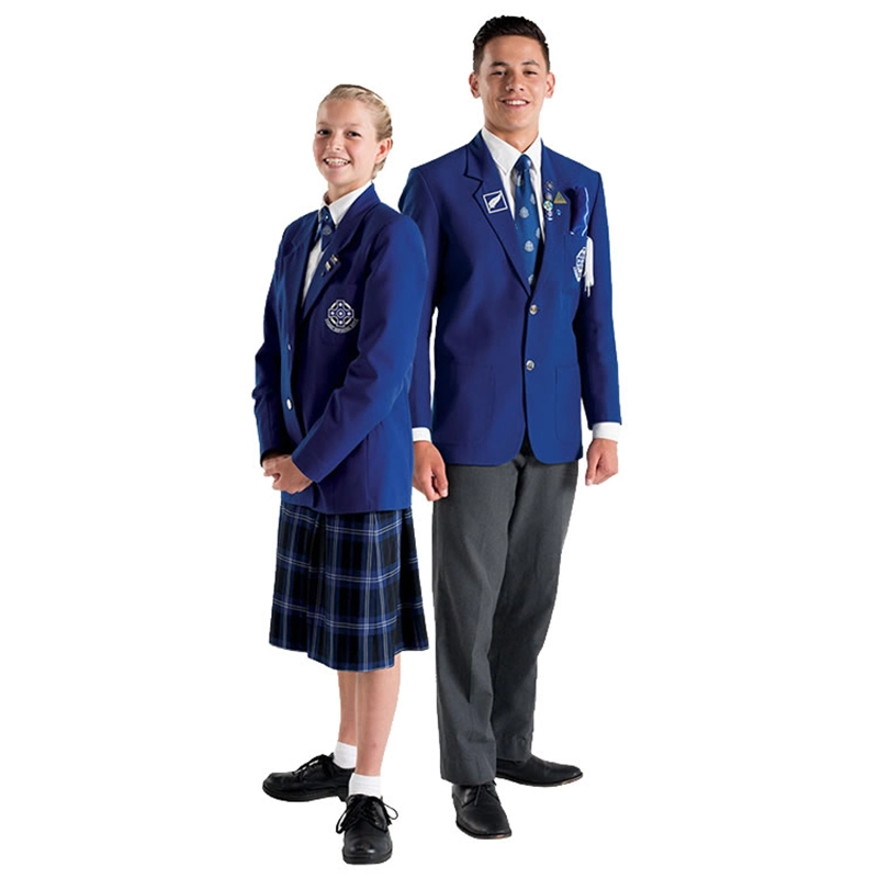 Child Long Sleeve School Uniform with Brand Suit