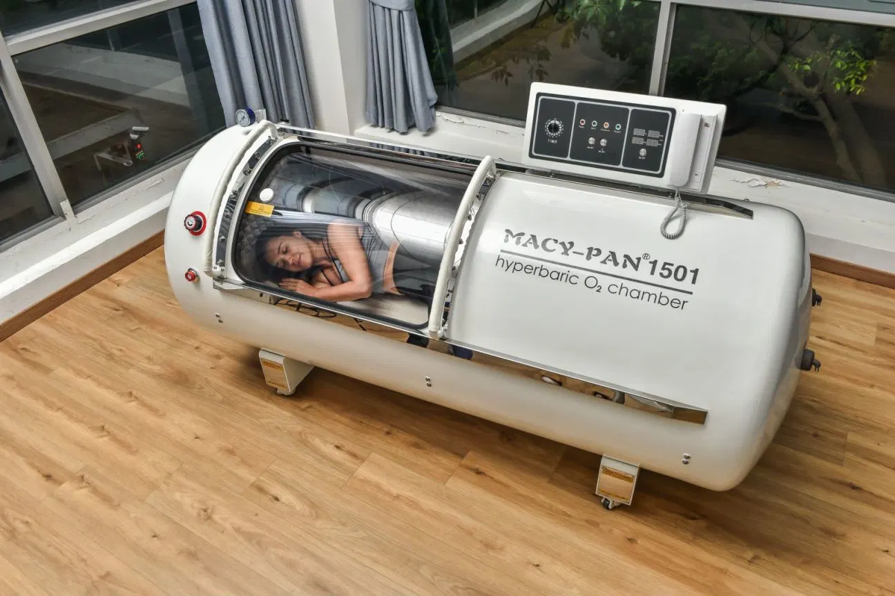 ماسيسي بان 1.5ATA ضغط حجرة الأكسجين Hyperbaric الصلب مع نقاء الأكسجين