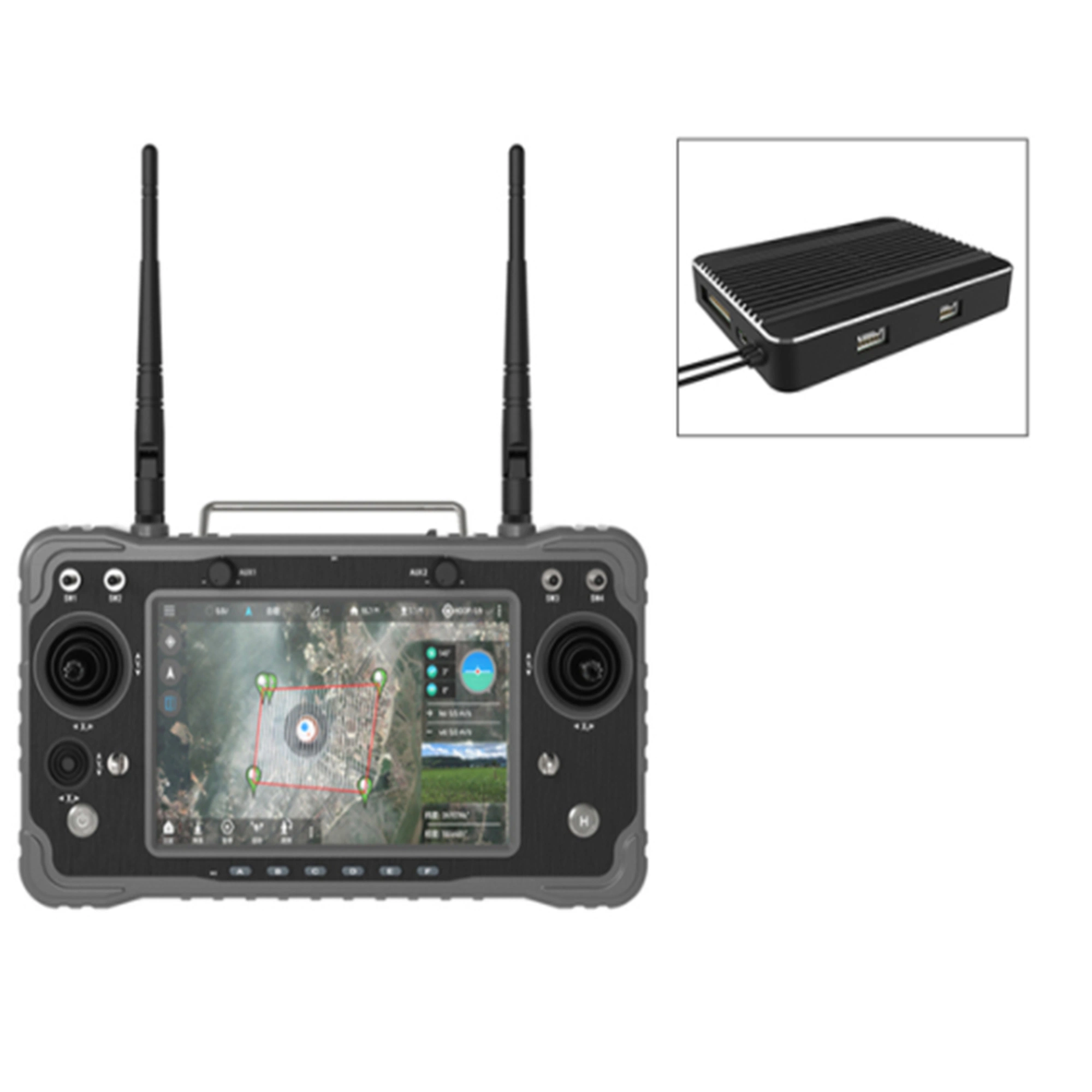 Ground Control Station Manufacturer Skydroid H16 Rx 2.4GHz 16CH 1080P Video Data Transmission Receiver Drone Remote Control Ground Station for Industrial Uav