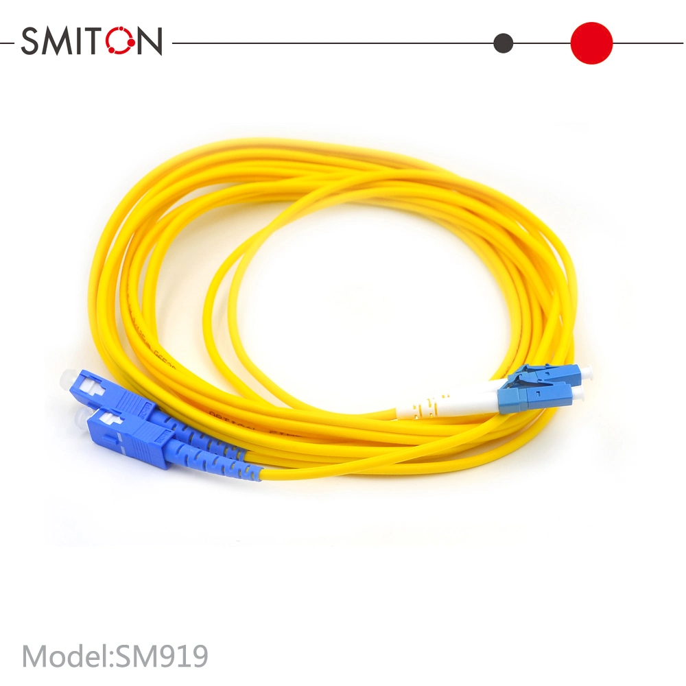 LC-Sc Upc Single Mode Duplex Fiber Optic Cable Patch Cord