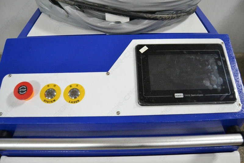 عمق اللحام 1-4 مم، تسجيل 1000 واط، ماكينة لحام الليزر الليفية