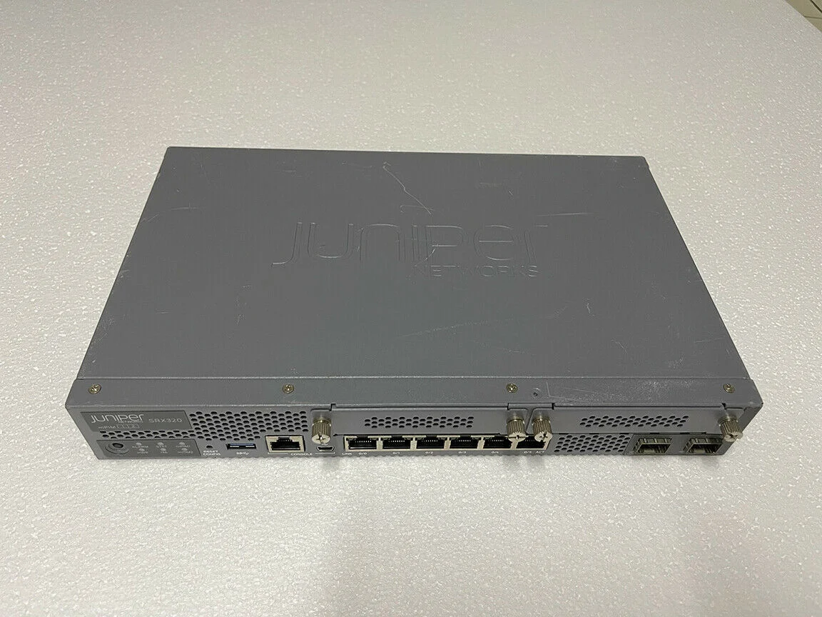 New Juniper Srx320-Sys-Jb Srx320 8ge Services Gateway Firewall Srx320-Sys-Jb