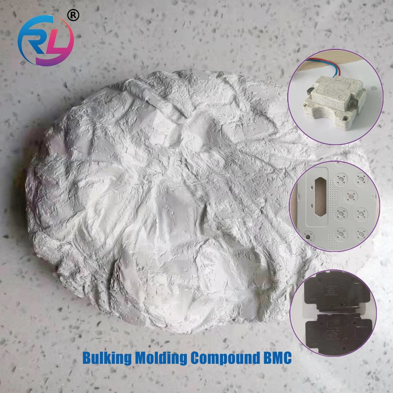 High Strength BMC Bulk Molding Compound Made of Resins, Fillers, Catalysts, Thickeners