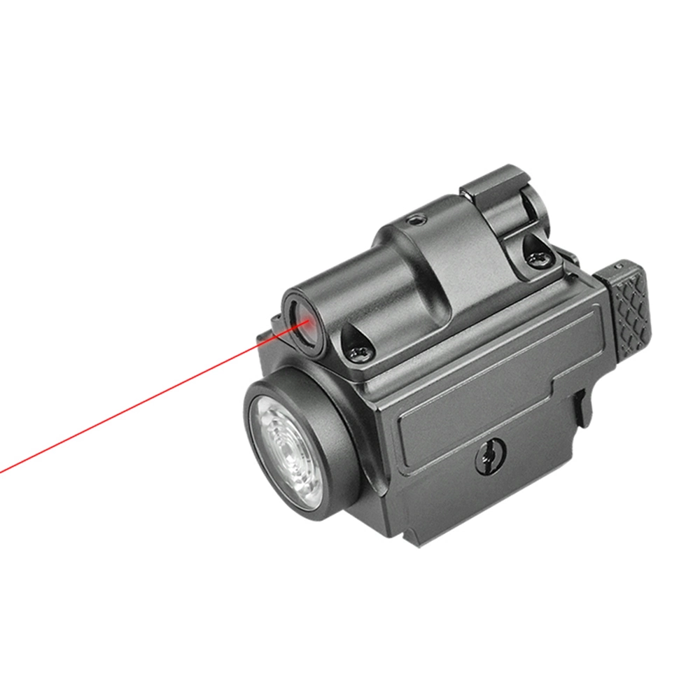 Drop Shipping 1000lm Rechargeable Laser Sight Combo Strobe for Pistol Gun Flashlight