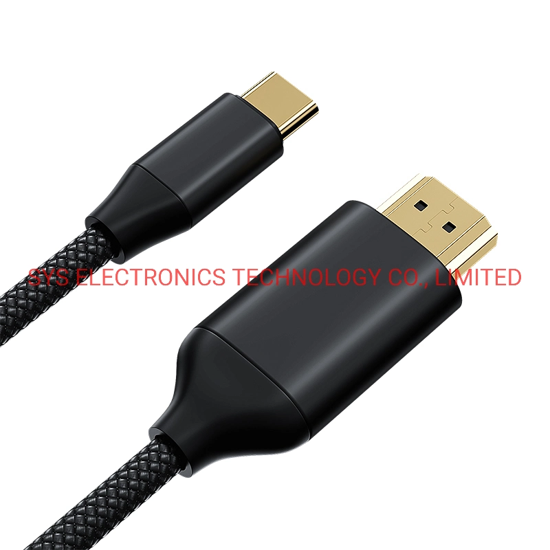 Совместимость с преобразователем типа C - HDMI 4K 60 Гц USB C. К адаптеру HDMI для MacBook PRO Air iPad PRO Pixelbook XPS Galaxy