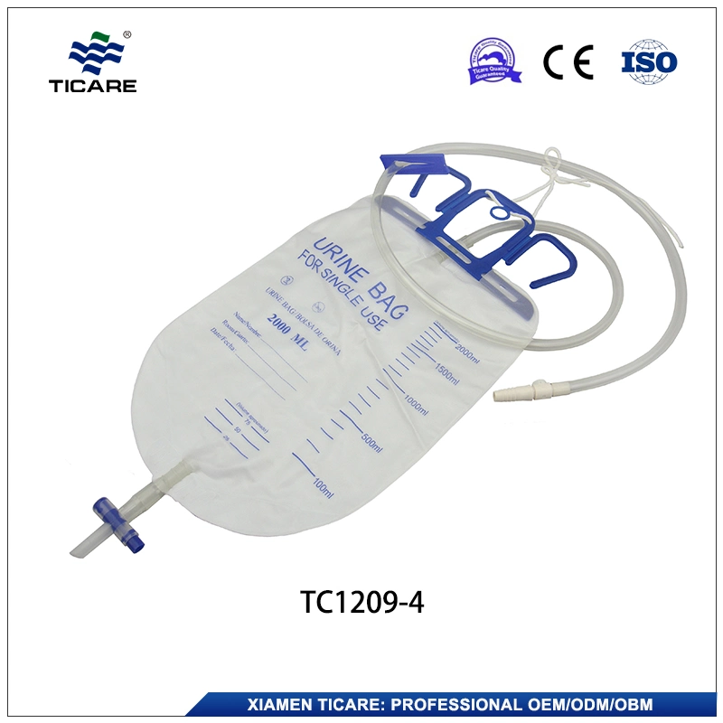 Sistema de drenagem de feridas de 400 ml para hospital com tubo de 12fr 14fr 16fr