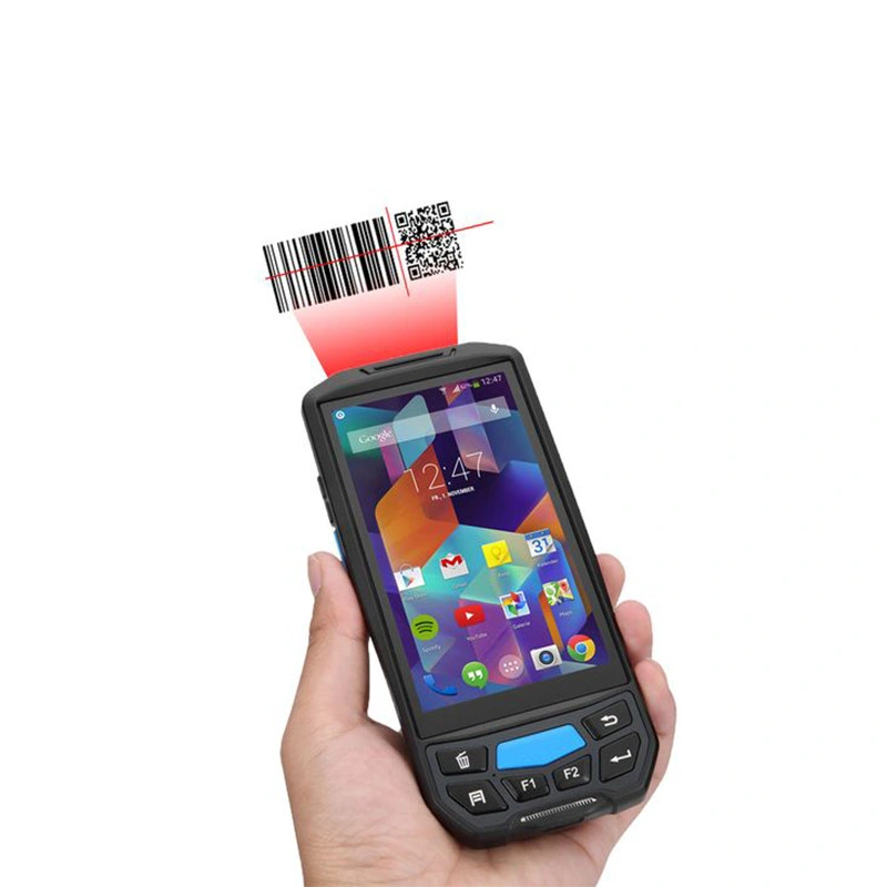 IP65 Android 7,0 PDA 5" Touchscreen 2D Barcode-Scanner Fingerabdruckleser