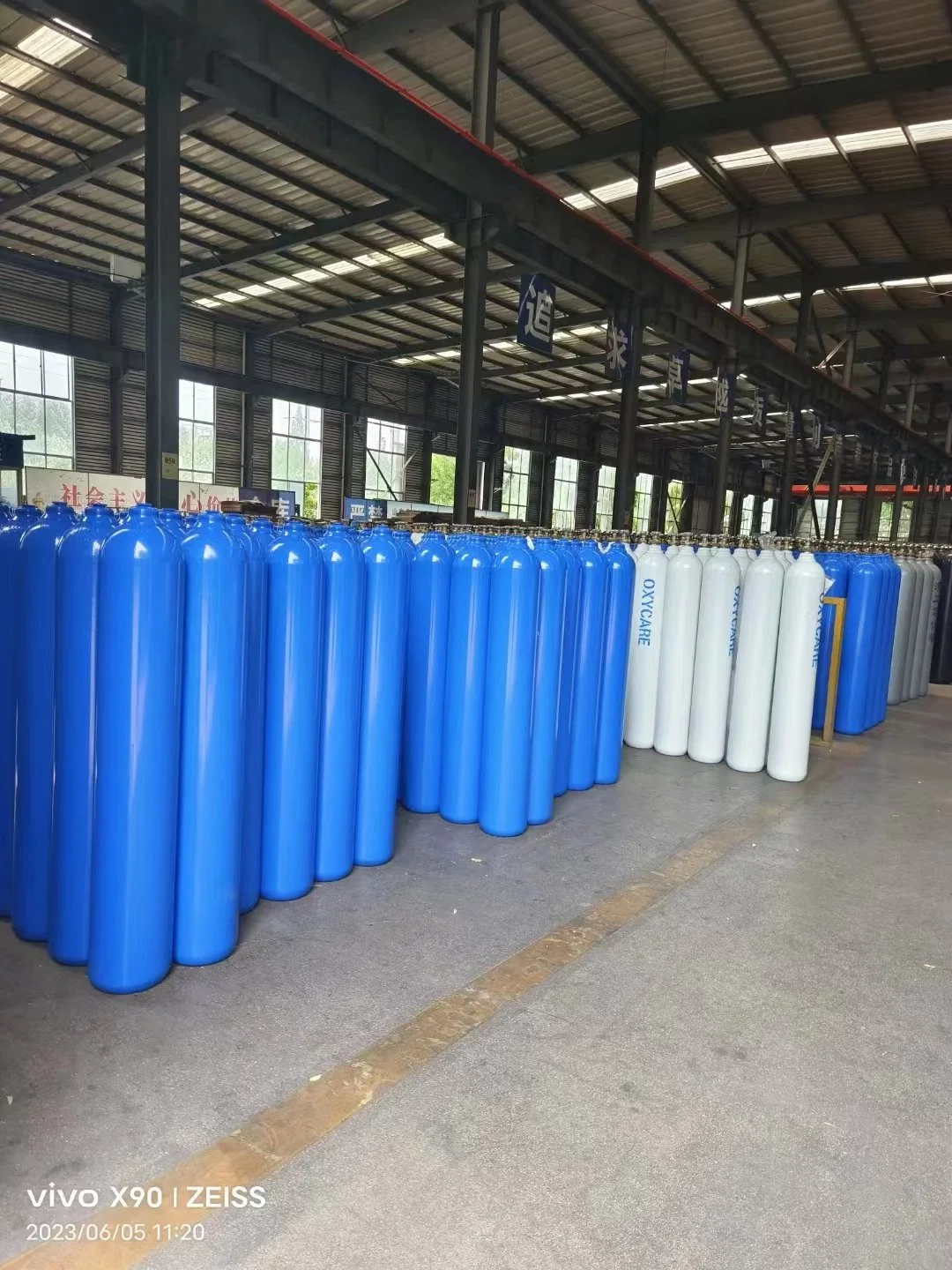 10L 200bar ISO9809 CE Seamless Steel Portable CO2 Carbon Dioxide Gas Cylinder