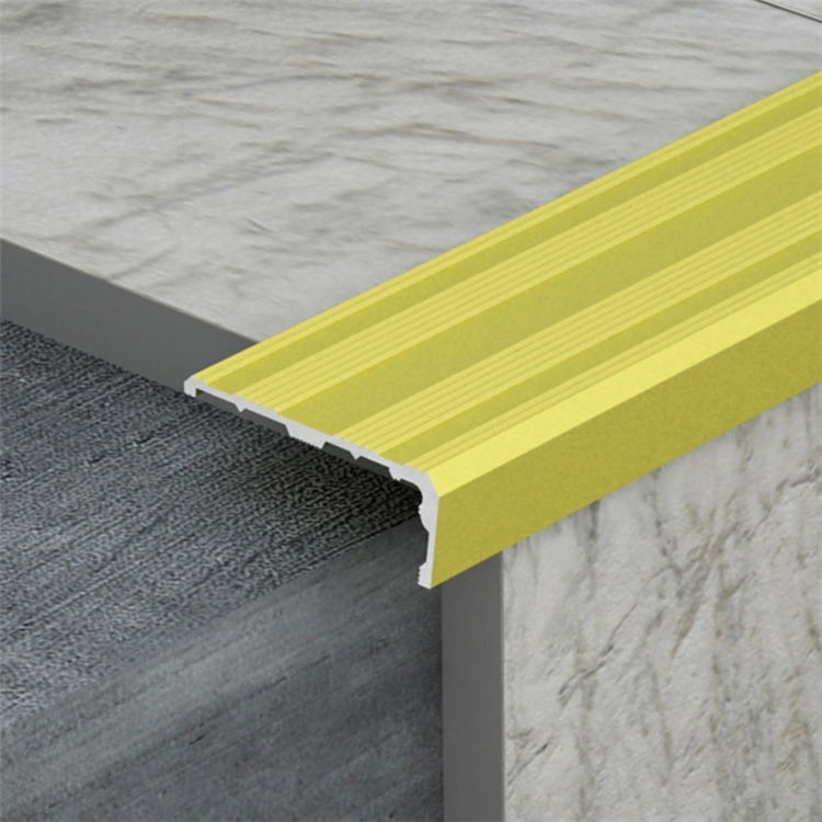 Aluminum Floor Transition Skirting Tile Trim Stair Nose Carborundum Stair Nosing Strips