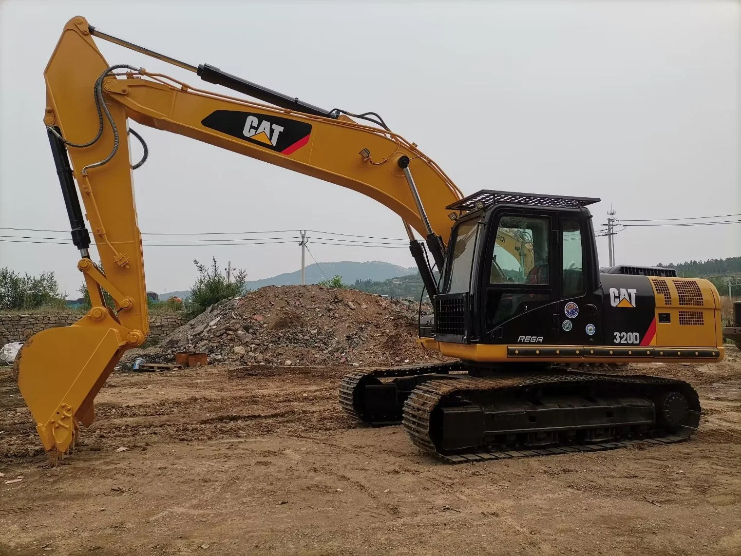 Cat 320 320gc Caterpillar 320D2 Tren De Rodaje De تم استخدام الحفار Cat 320D في حالة جيدة وتصميم أصلي