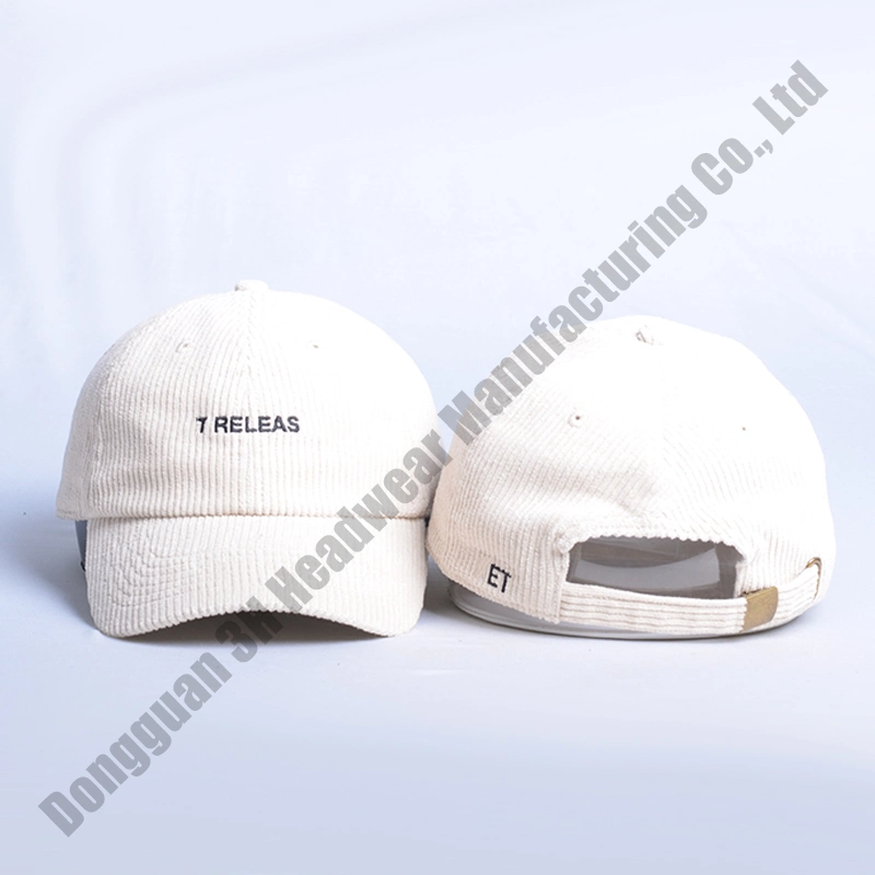 Wholesale/Supplier Outdoor Winter Warm 6 Panel Baseball Caps for Unisex Custom Embroidery Logo Corduroy Dad Hats