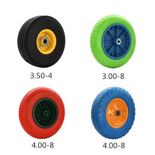 Handwagen PU-Schaum/Schaumreifen Schubkarre/Radkarre Vollgummi Rad