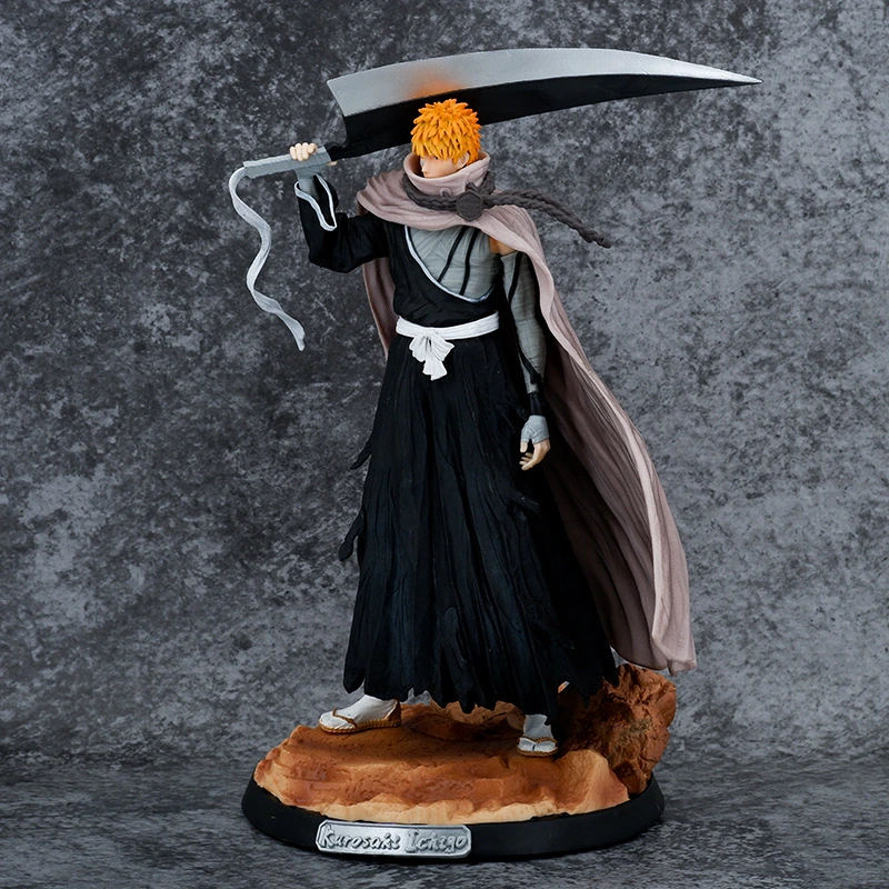 Suministro de la fábrica japonesa Bleach Ichigo Kurosaki estatua figura Figura Anime mayorista Juguetes