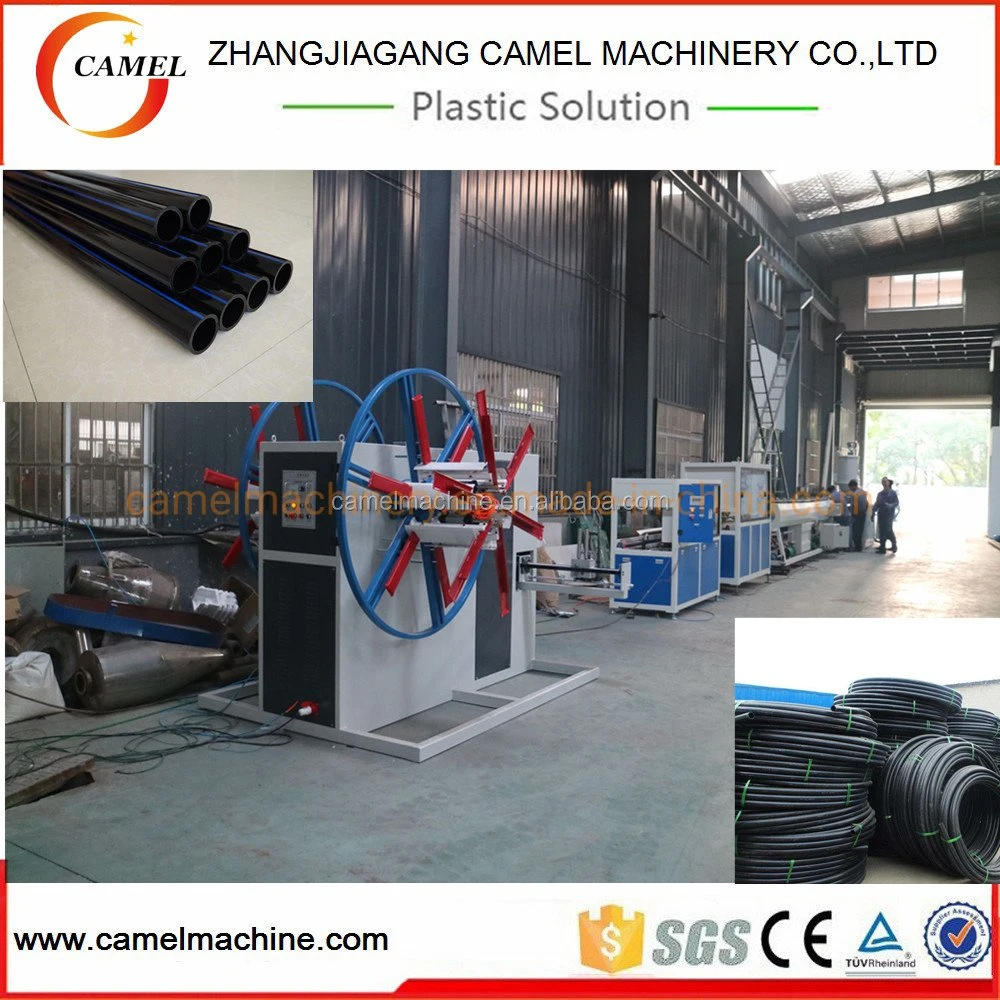 Plastic HDPE PPR PP Pipe PE Red Orange Electrical Conduit Tube Making Machine Extrusion Production Line