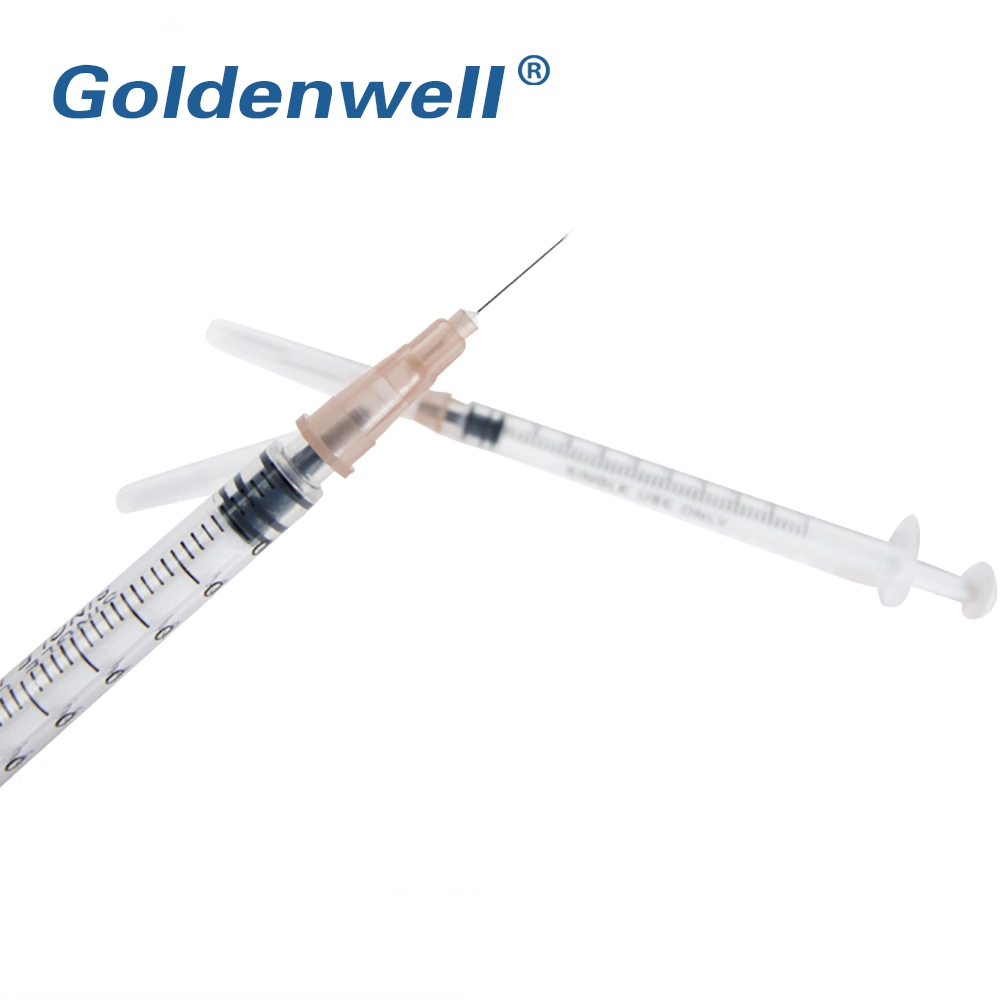 Manufacturers Disposable Medical Shooting CE ISO 3 Part Syringe Plastic Injection Needle