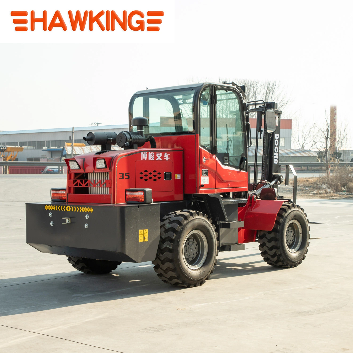 2.5 Ton - 8 Ton Rough Terrain Forklift Truck, with Top Quality