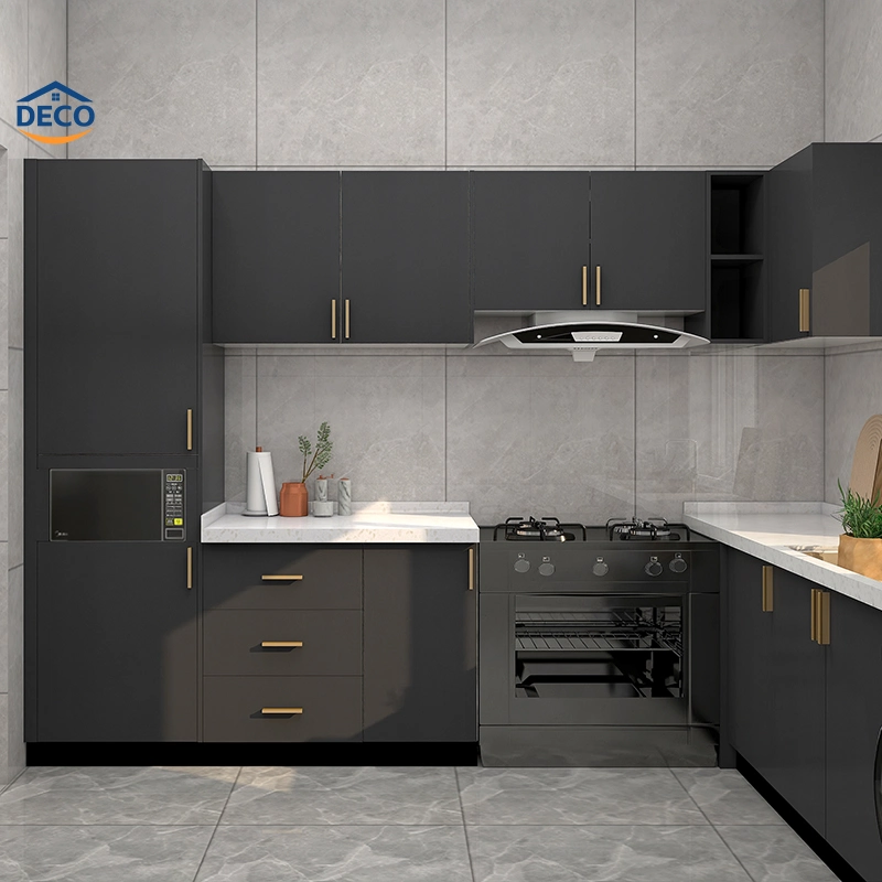 Free 3D dibujo Interior de gama alta personalizado estilo simple estándar Mobiliario de Hotel almacenamiento moderno Gabinete Cocina