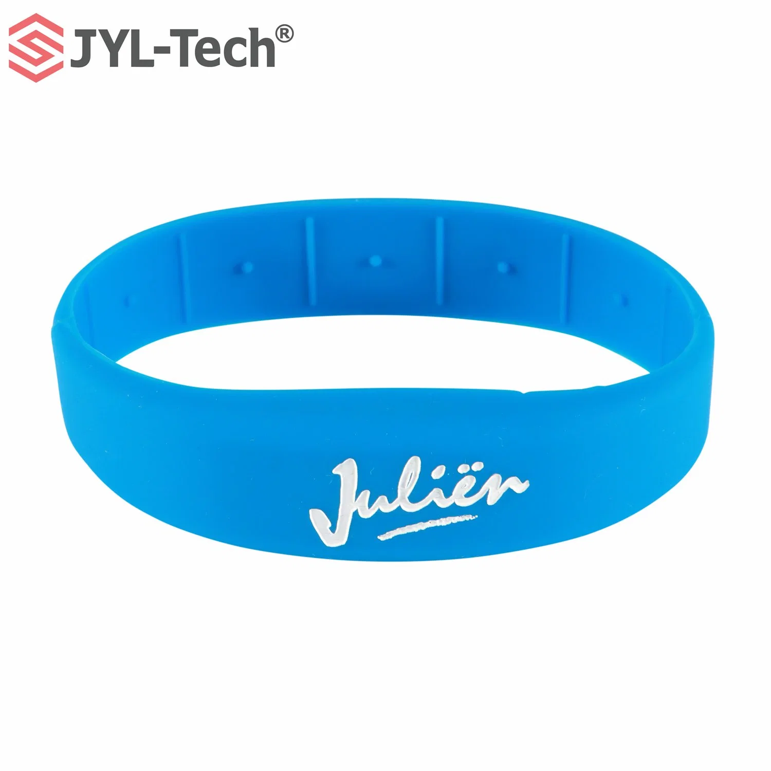 Closed Loop Type RFID Silicone Bracelet Custom NFC Silicone Wristband