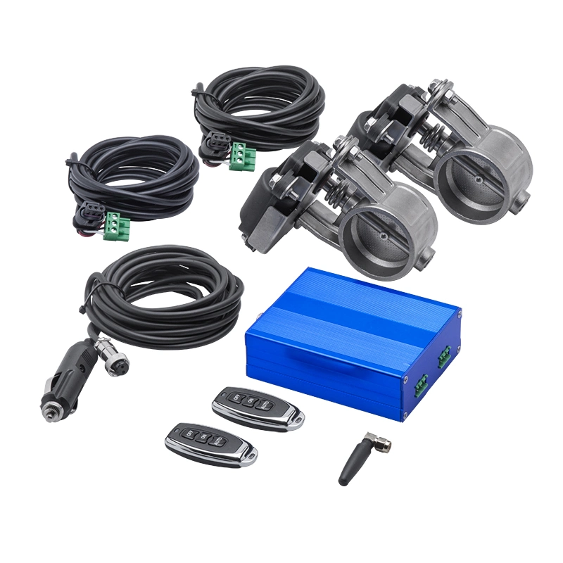 2.0&2.36&2.5&3.0inch Size Double Electric Exhaust Cutout Valve with Remote Control (Without OBD)