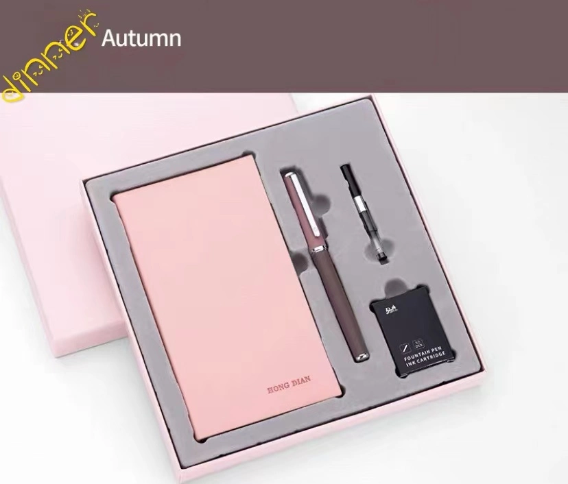 A6 Notepad Stylus Metal Pen le bureau d'affaires haut de gamme idéal Coffret cadeau