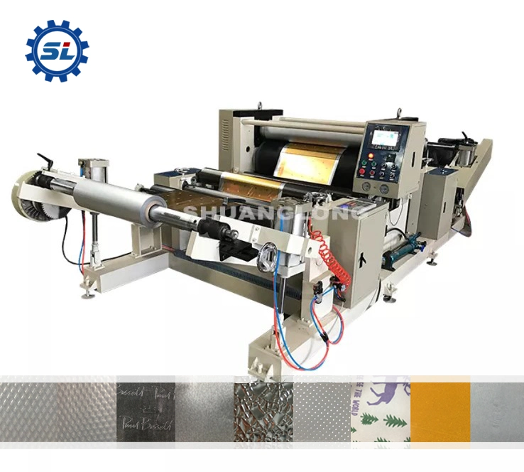 Customized Embossing Machine with Aluminum Foil Paper Vacuum Film Nonwoven etc