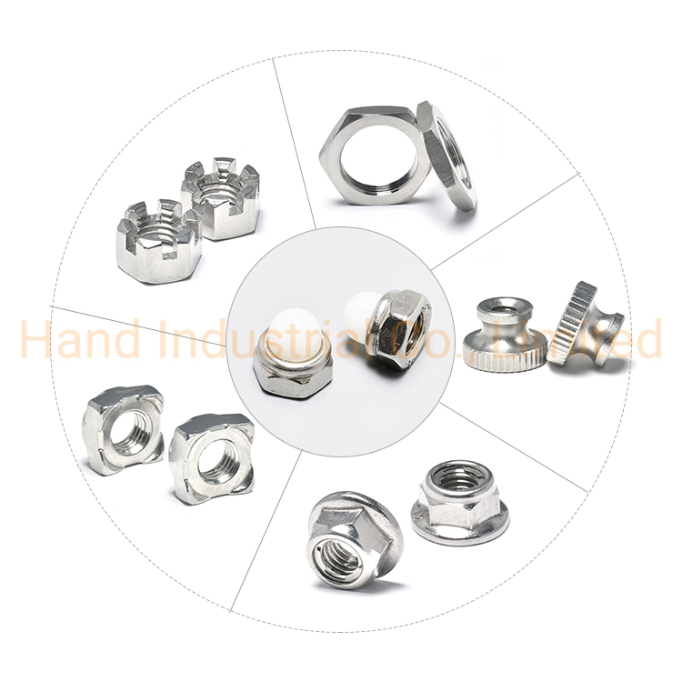 18-8 Stainless Steel DIN934 High quality/High cost performance  SS304 M5 M6 M8 Heavy Hex Nut