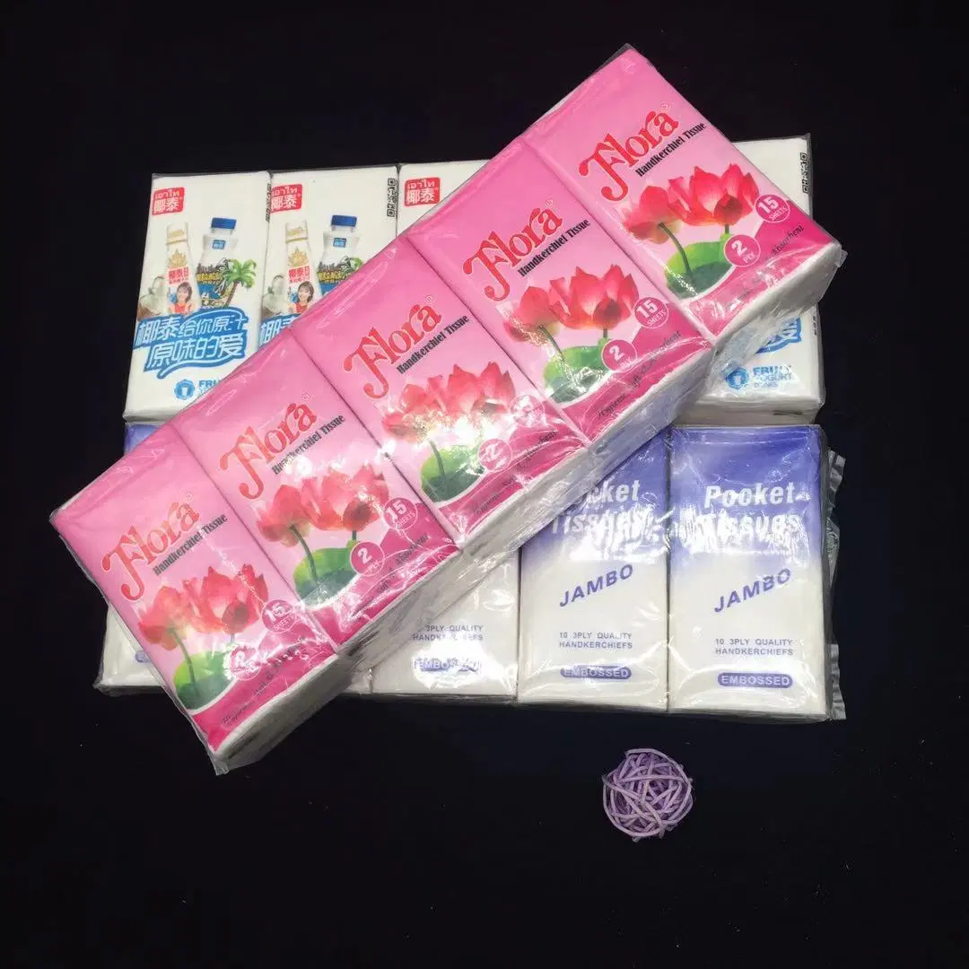 Ultra Soft Disposable Pocked Tissue Handkerchief