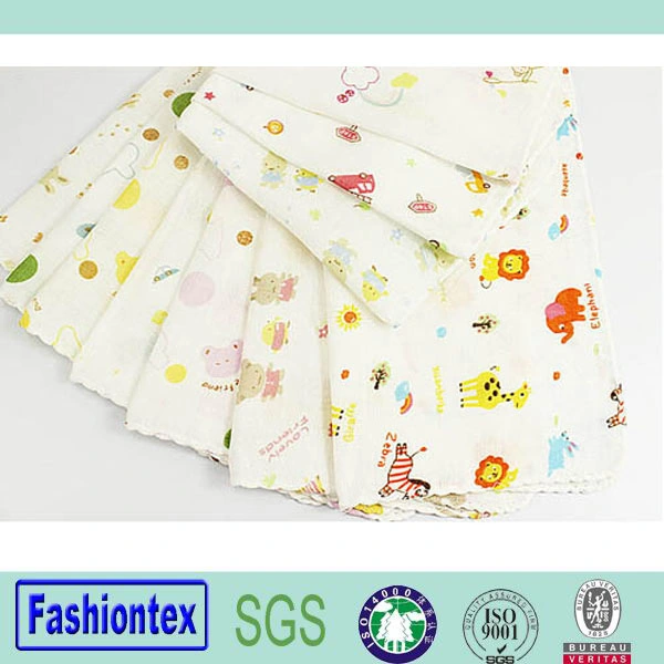 Cotton Custom Hand Wash Handkerchief Baby Newborn Muslin Square