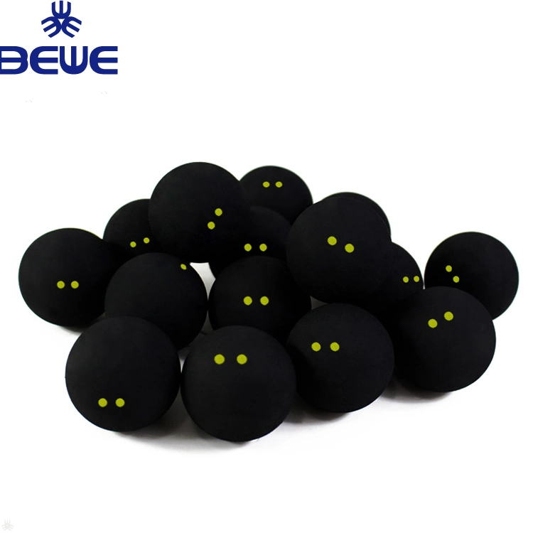 Rubber 2 Yellow DOT Tournament Slow Speed Squash Ball