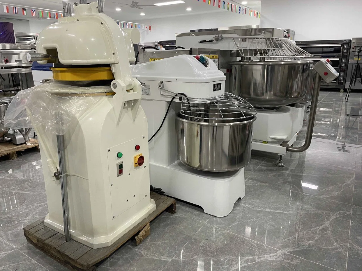 Máquina de mistura de massa de pizza comercial10L-260L Bowl Padaria Volume Mixer de massa em espiral