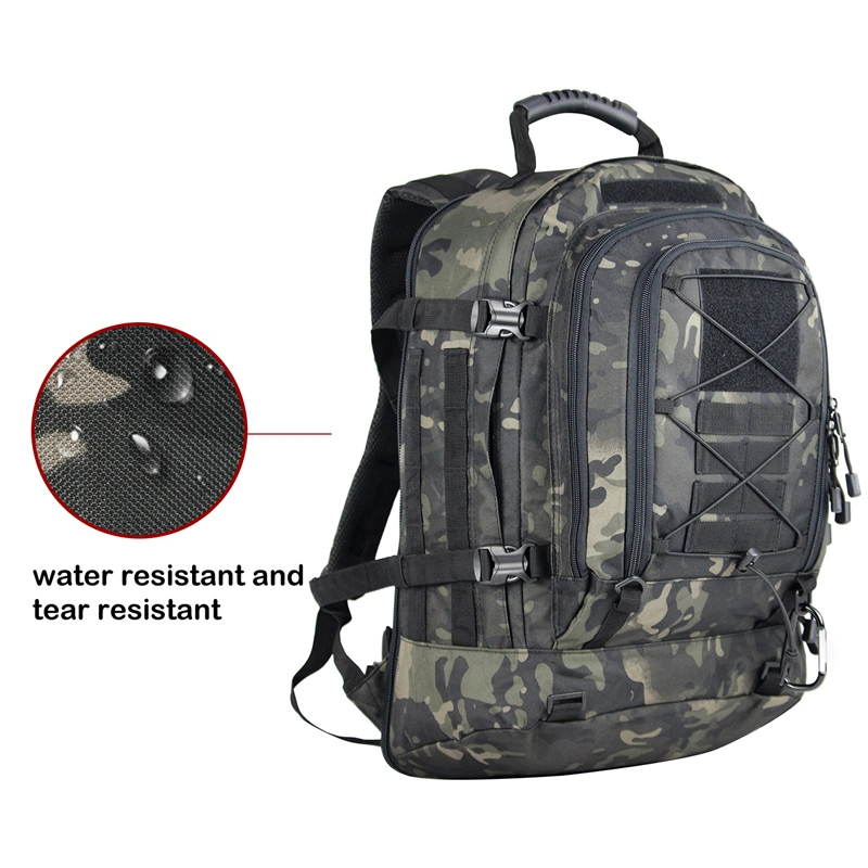 45L Camuflaje exterior Mochila táctica hombres/mujeres Mochila multiuso Ciclismo Senderismo Deportes 3p