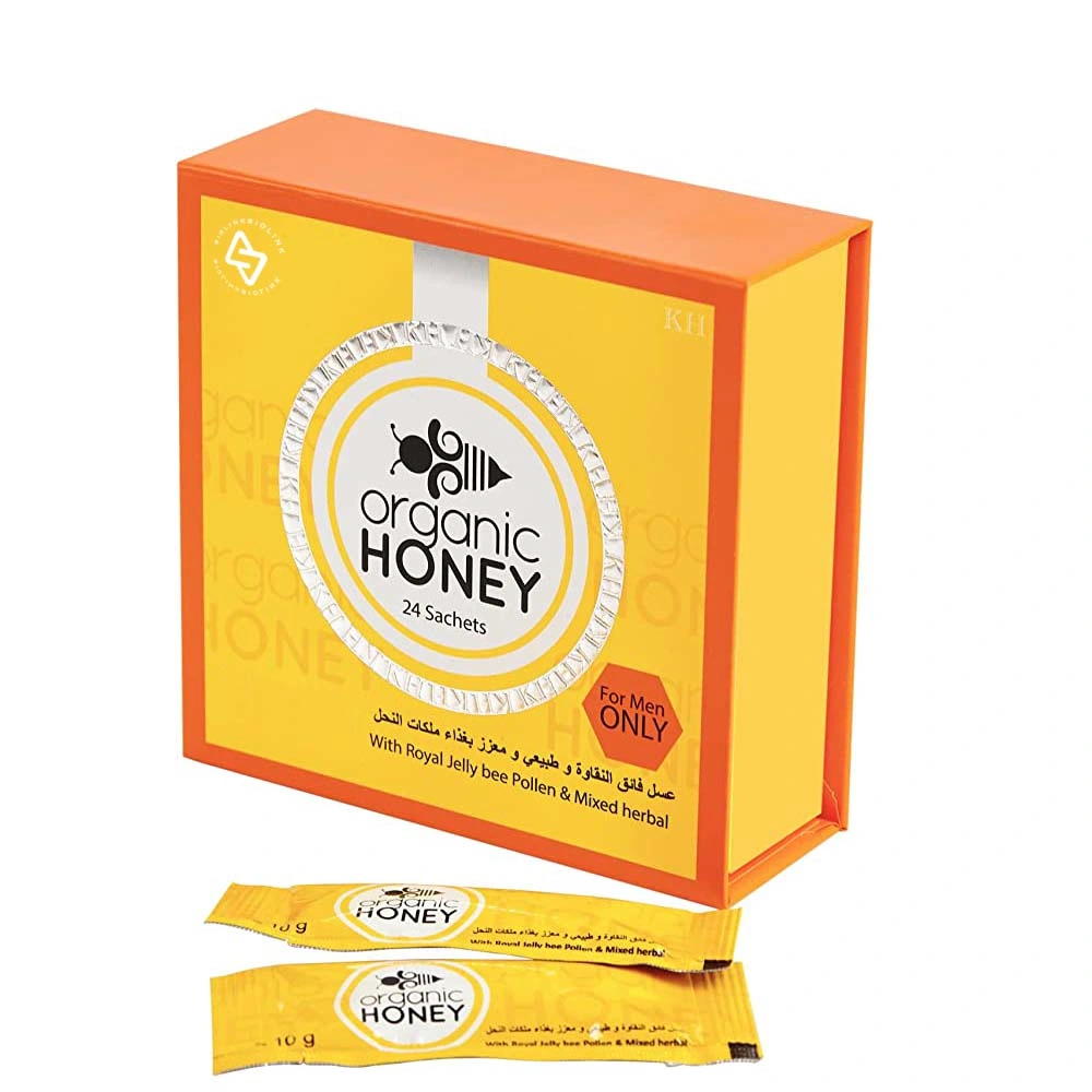 Decent Flavored Organic Honey for Her Wholesale/Supplier Royal Honey USA 10 Sachets-10g