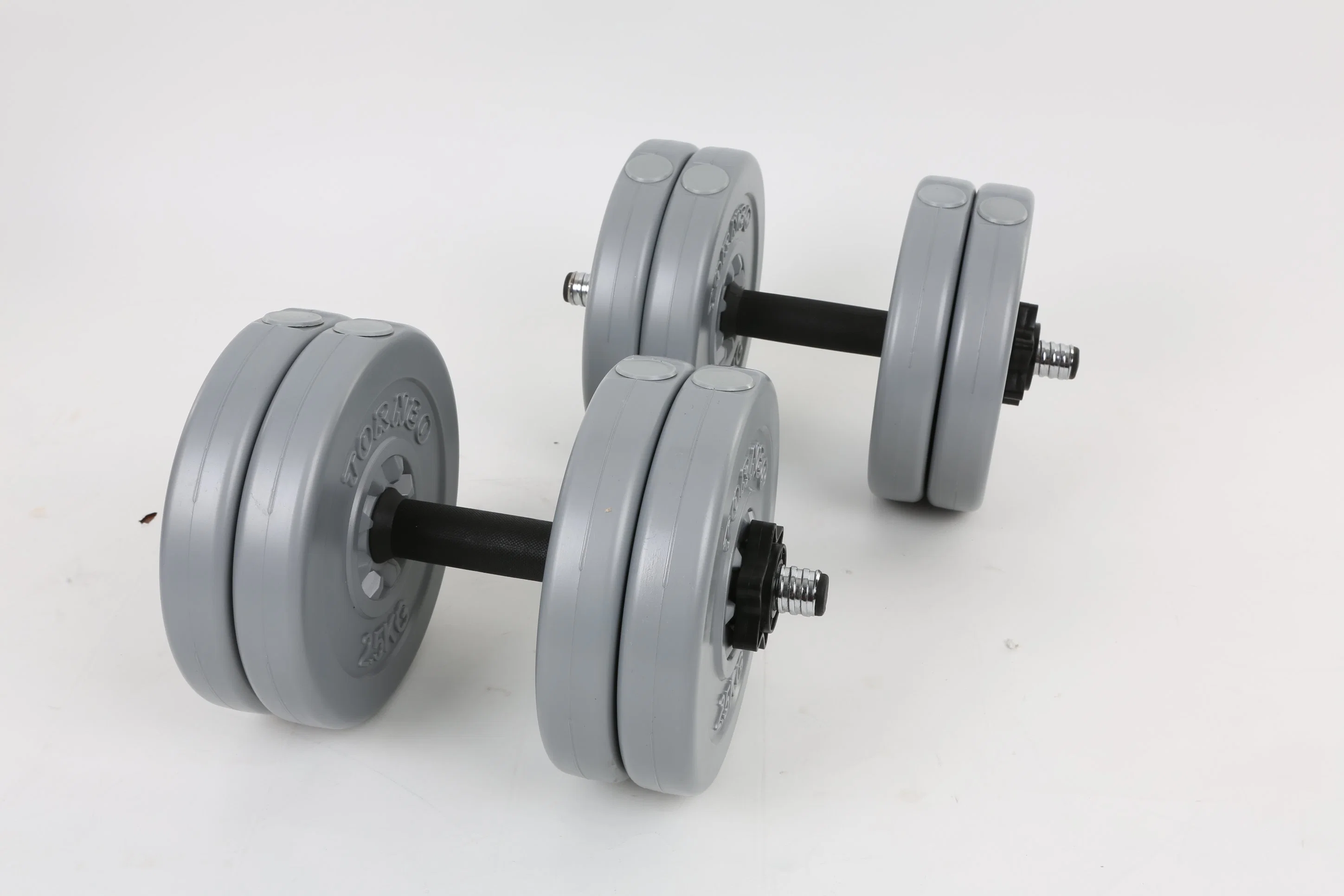 25lb Cement Dumbbell Sets for Strength Training Home Gym