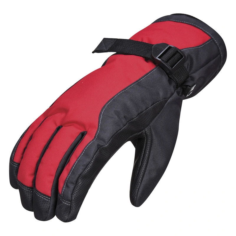 Custom Unisex Winter Warm Waterproof Ski Gloves with Buckle for Snowboard Sport