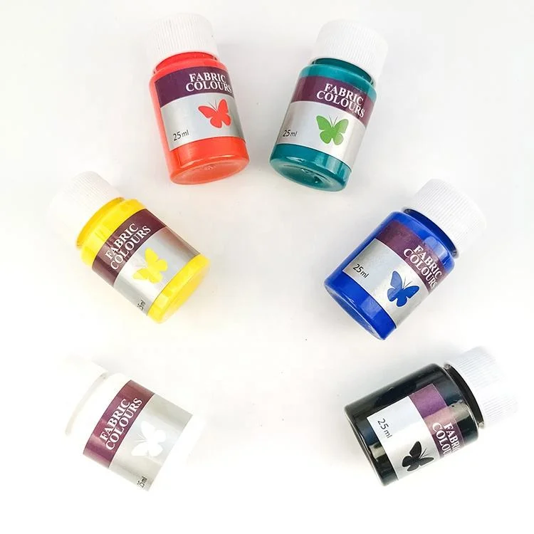 6 Color 25 Ml Waterproof Spray Shoe Permanent Fabric Paint