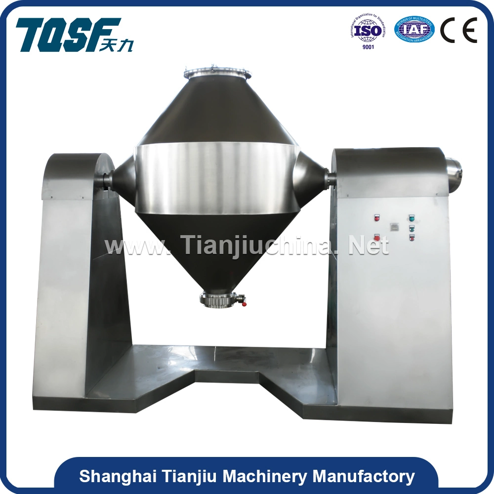 Vh-8 Factory Stainless Steel High Efficiency Small Lab Pharmaceutical Manufacturing V Mixer Machinery for Mixing Chemical Pesticides Dry Powder with Good High-Q