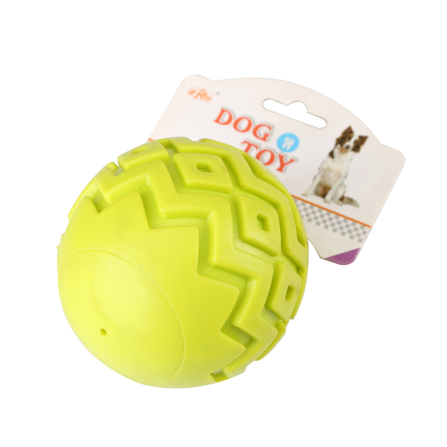 TPR Pet Dog Ball Squeak Dog Toys for Golden Retriever Large Dogs Spiked Ball Super Elastic Sound Chew Toy