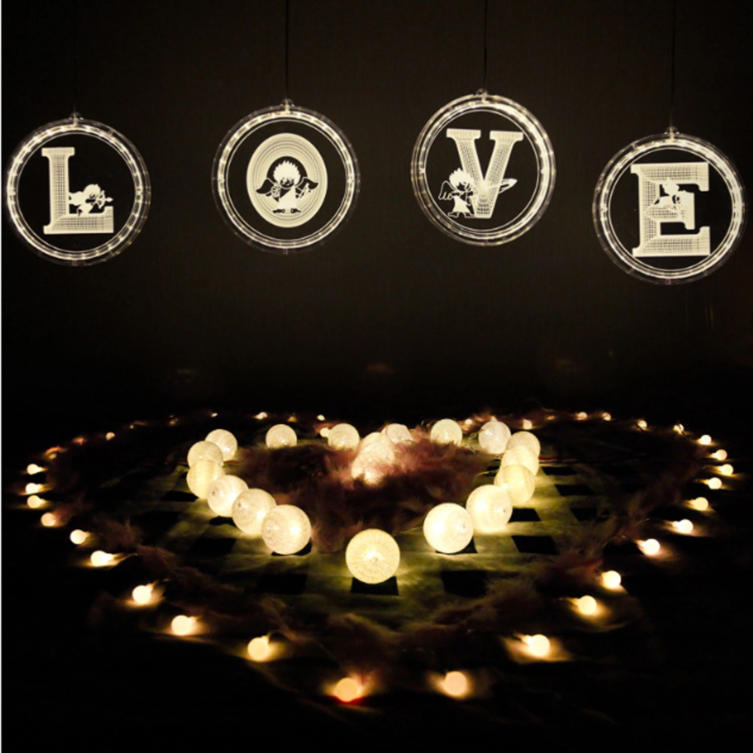 Horizontal Decorative Lamp Wedding Decoration Christmas Decoration