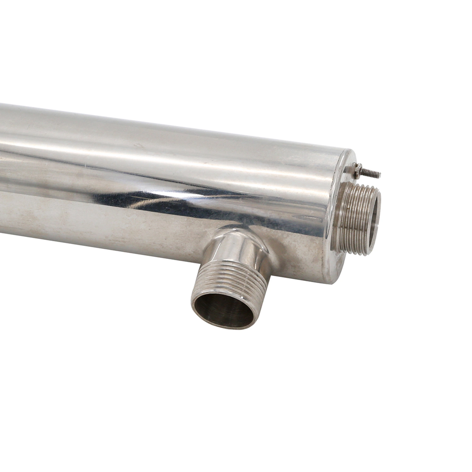 Stainless Steel Ultraviolet Sterilizer Shell, Thread Connection, Ss 304 / 316