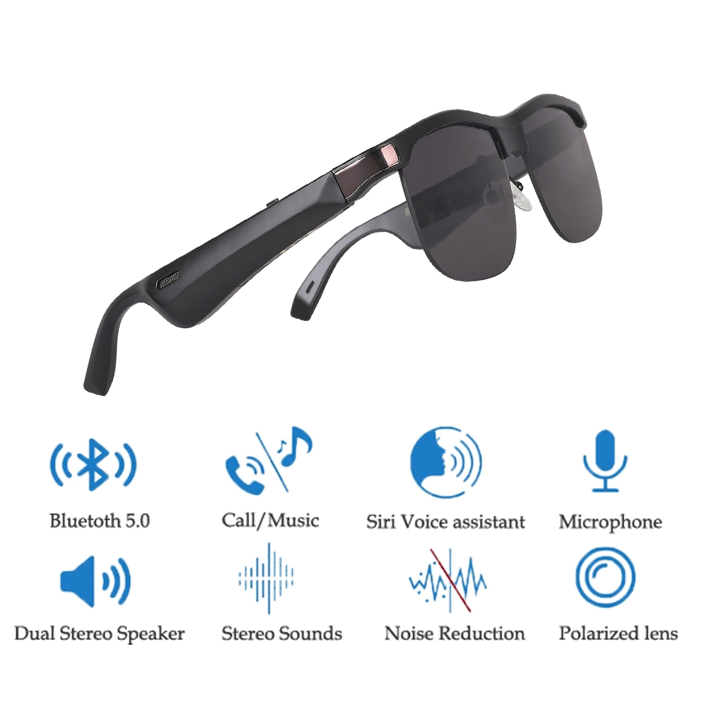 Myw Long Time Standby Time Wireless Bluetooth 5.0 Smart Audio Sport UV Proof Anti Blue Light Sunglasses