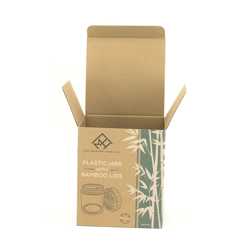 Recycled Brown Corrugated Cardboard Paper Durable Auto Lock Bottom Packing