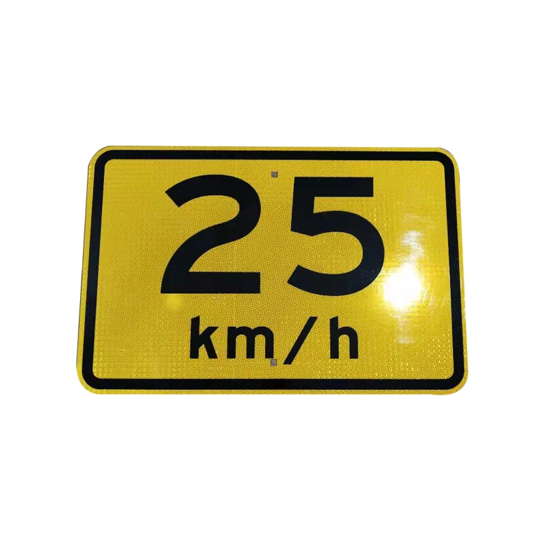 Custom Size Shape Aluminum Traffic Sign for Warning