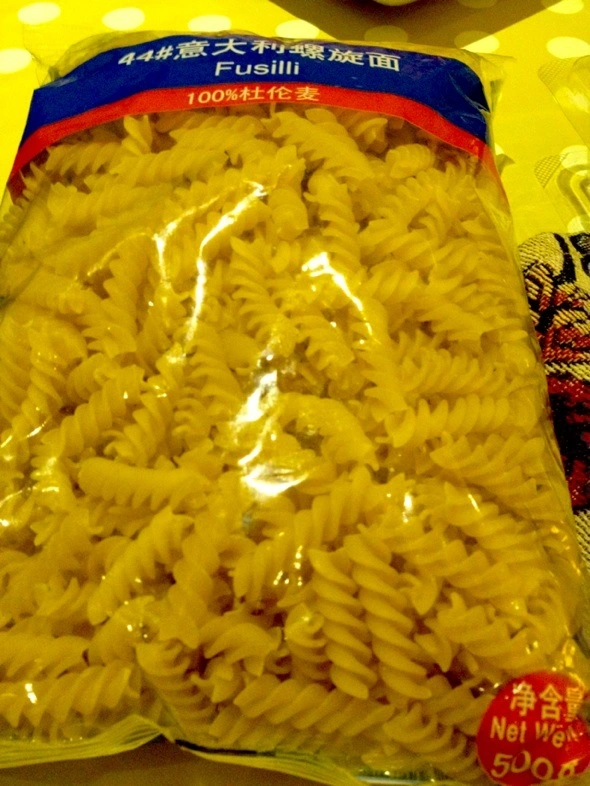 Instant Elbow Macaroni Bag 200g 500g Fusilli Pasta Ready-Eat Noodle Fast Cook for Healthy Dinner Healthy Food