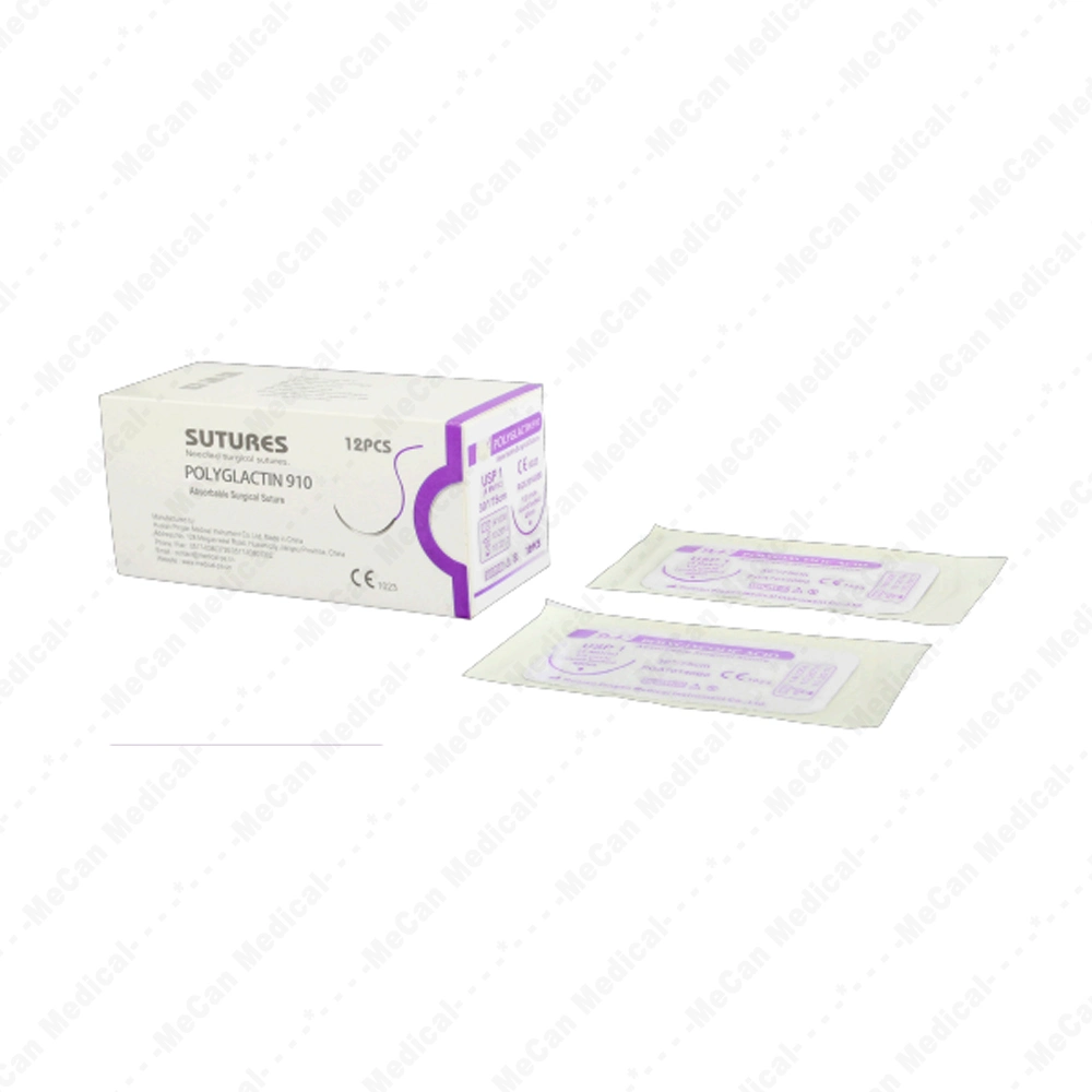 Factory Price Customizable Non Absorbable Mecan Suture Medical Materials Mercilen Surgical Sutures